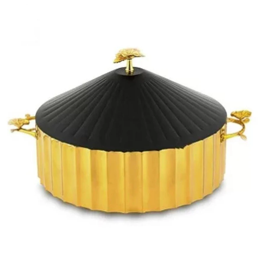 Designer Wooden Decorative Internal Metal Stainless Steel Rust Proof Case Hotpot in Wholesale Price High Quality Hotpots