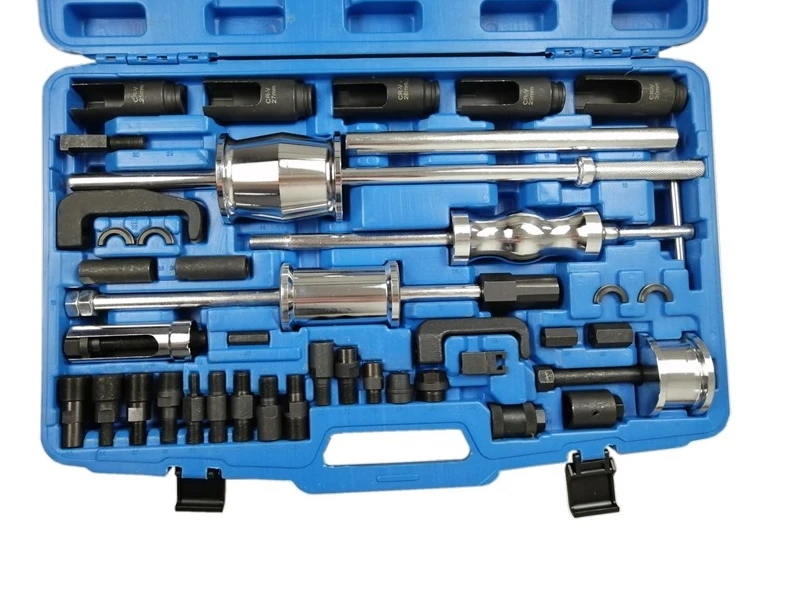 High Quality Carbon Steel Professional Diesel Injector Extractor Kit Widely Used For Most Diesel Injectors