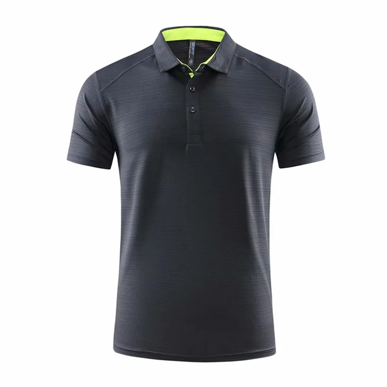 High elasticity quick dry men plain shirt supplier golf shirts for men polo