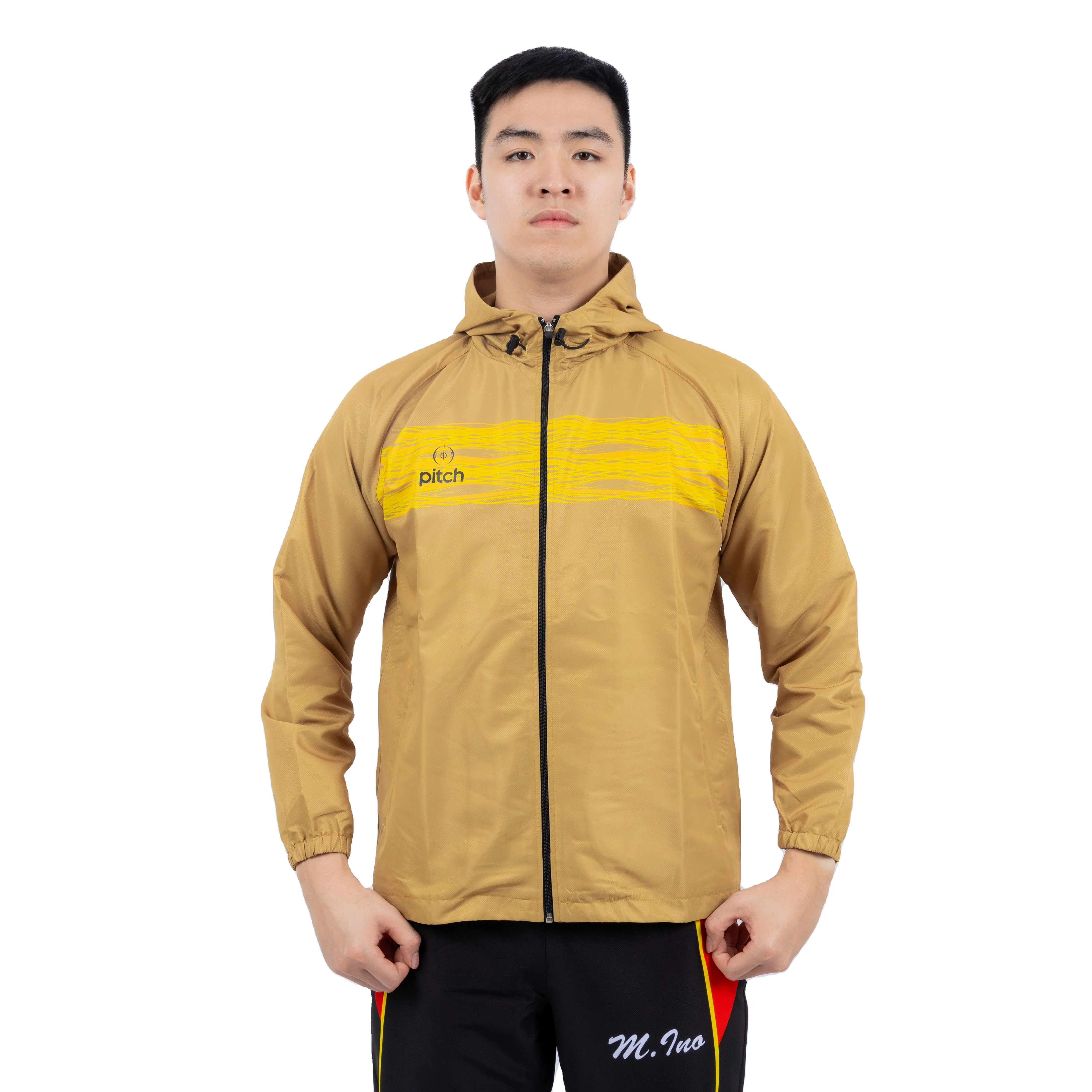 Waterproof custom logo sublimated Round neck  for Men High quality Sportswearsweat shirt durable apparel manufacturer high neck