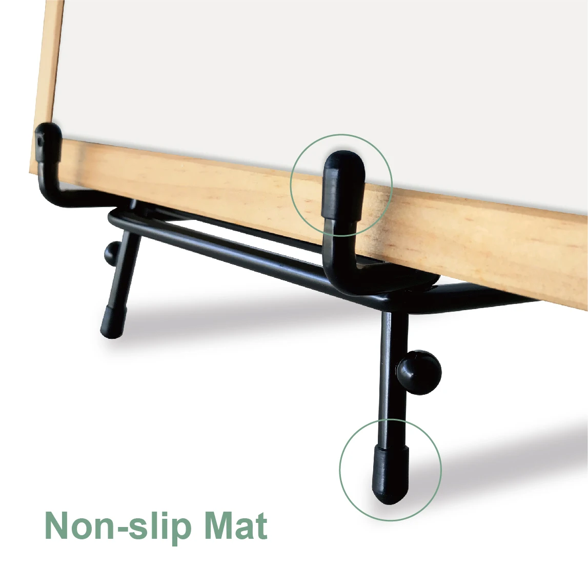 Simple removable  metal easel with drawing board whiteboard