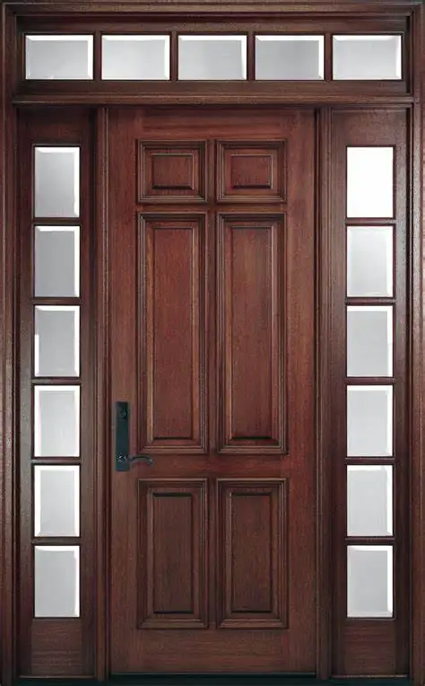 Hot Selling  Modern Wood Interior Doors - Wooden Entry Doors -Solid  Wood main entrance door cheapest price from Vietnam