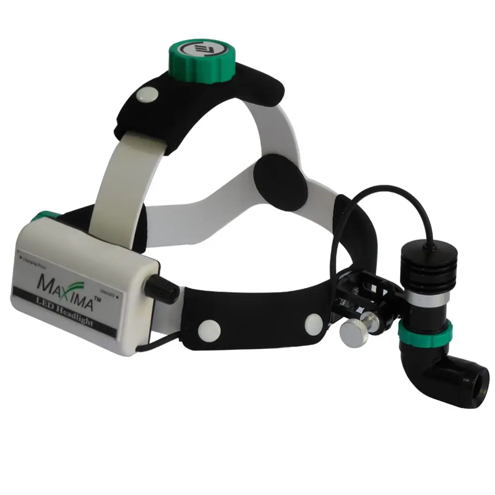 ENT SURGICAL WIRELESS DENTAL HEADLIGHT LED LIGHT 10W W/DUAL BATTERY RECHARGEABLE ...