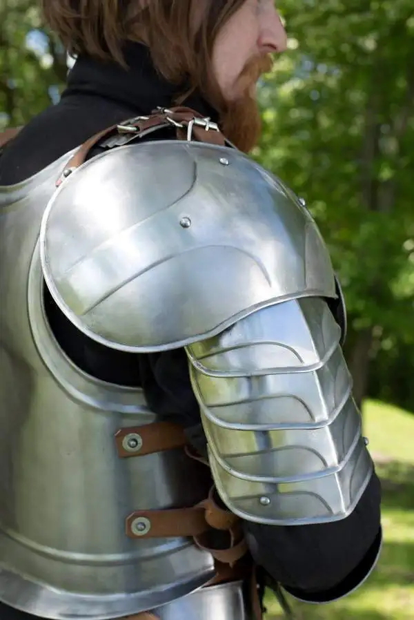 Armour 18G Steel Body Medieval NEW Shoulder with ARMOR JACKET