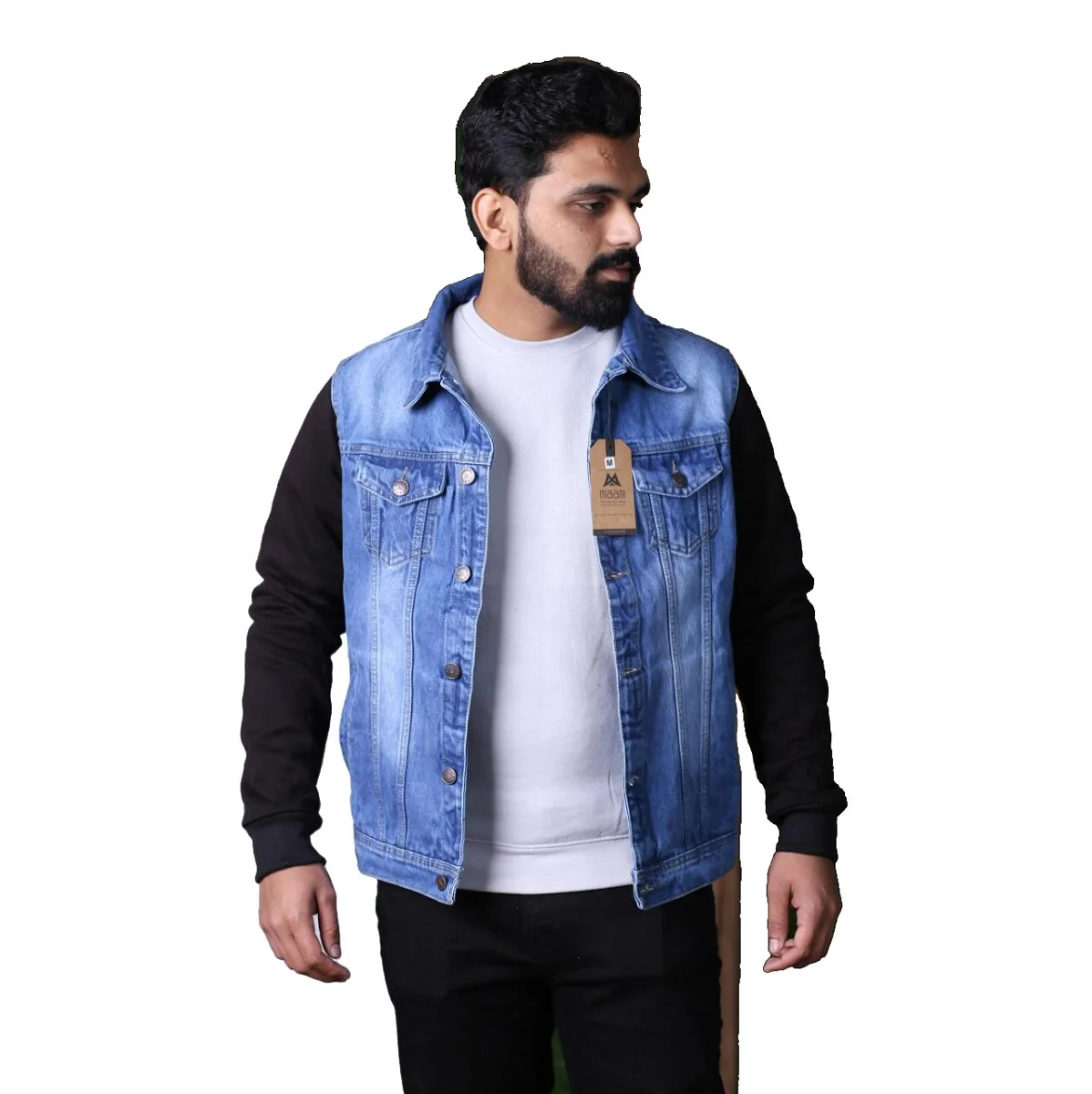 Factory Cheap Price Wholesale High Quality Men Jeans Denim Jacket Top Selling Jackets 2022 With customized logo stuff shade et
