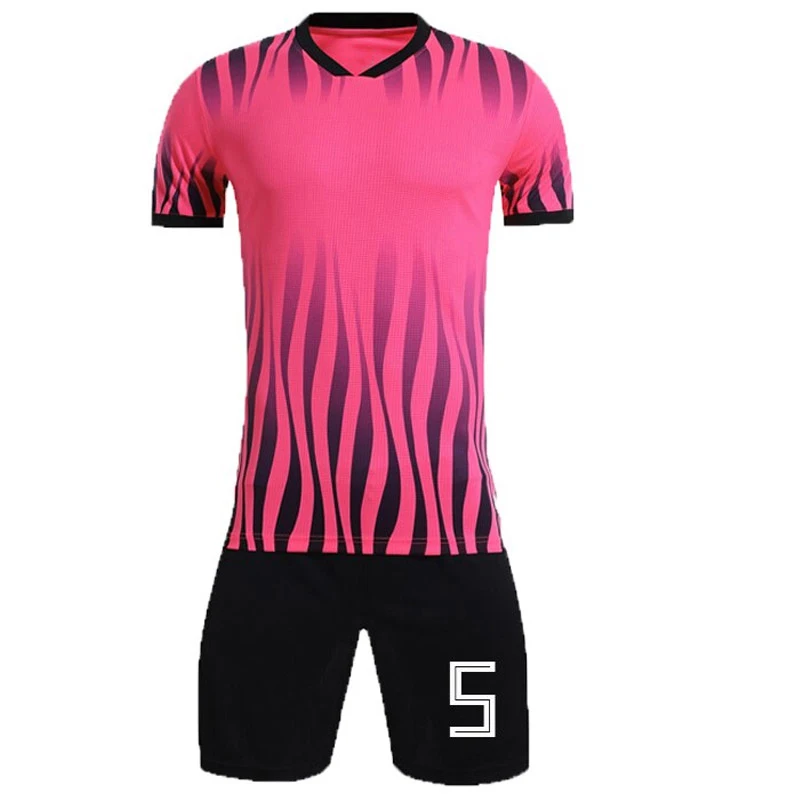 Wholesale Breathable Comfort Football Jersey Custom Made Men Wear Soccer Uniforms Sets