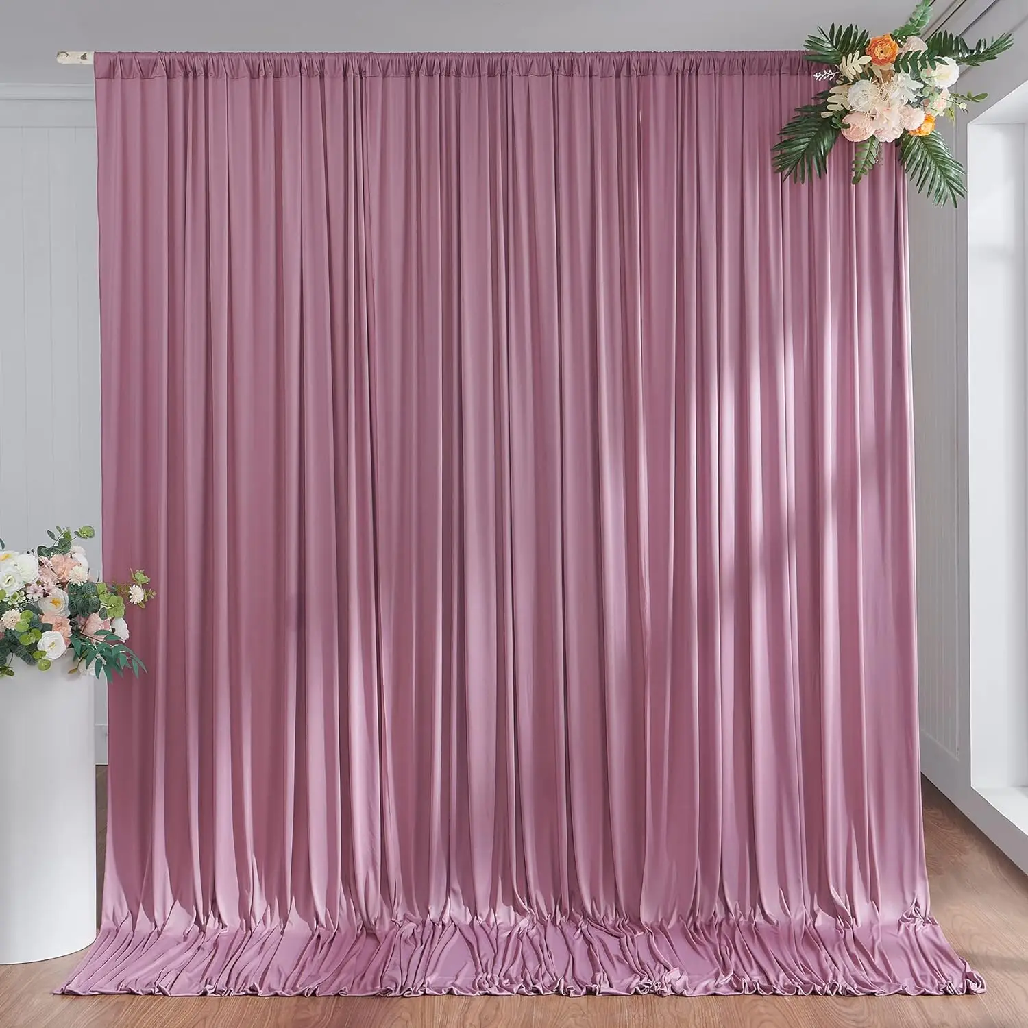 Thick Polyester Photo Backdrop Drapes for Wedding Birthday
