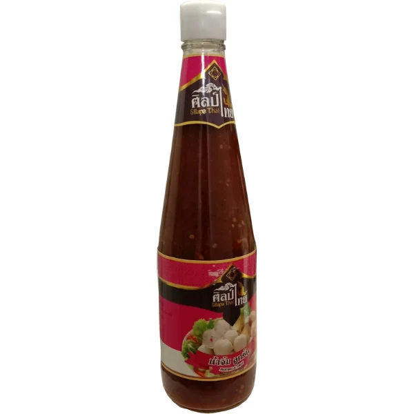 Wholesale Sinlapa Thai  Meatballs Sauce  Large Bottle Net Content 600 M.L 1x12 Hot sale thai sauce from factory