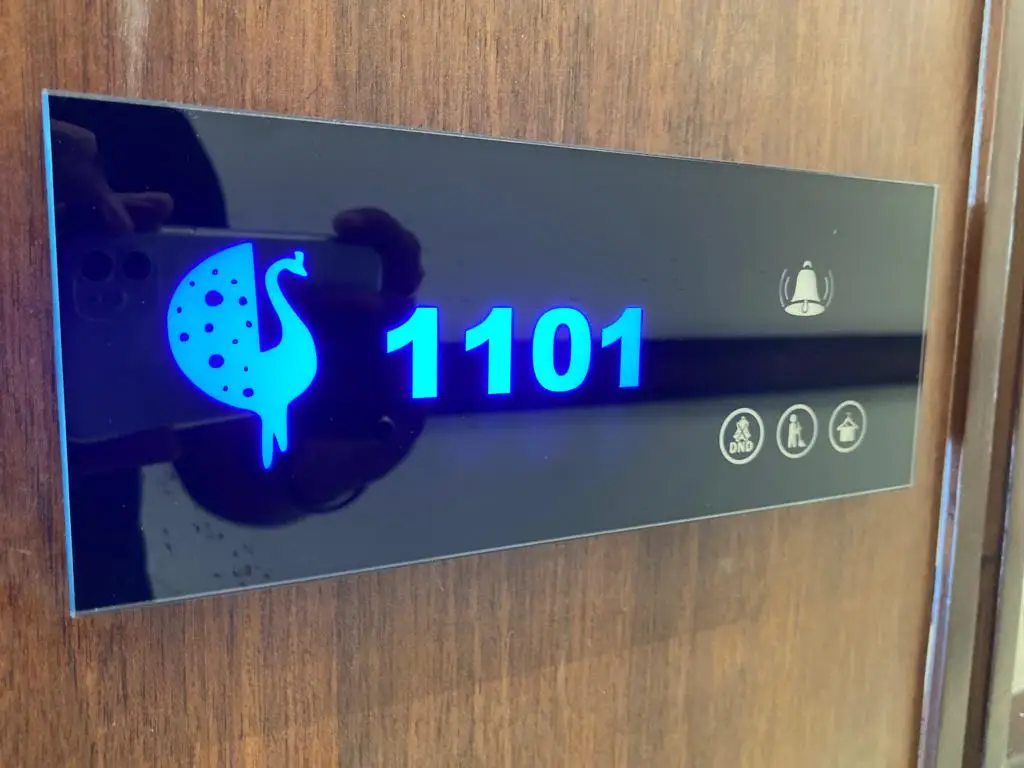 220 В 110 В, современный светодиодный светильник для отеля, сенсорный выключатель, дверной звонок, панель без дисплея