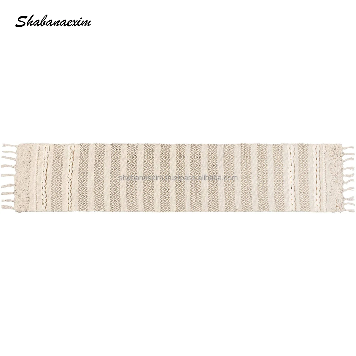 Table Runner Luxury Handmade Boho Custom Design Recycled Cotton Table Runners for Kitchen Wholesale