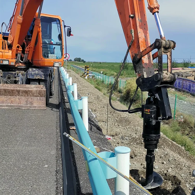 Mini Loader Attachment Earth Auger For Hole Digger And Tree Planting