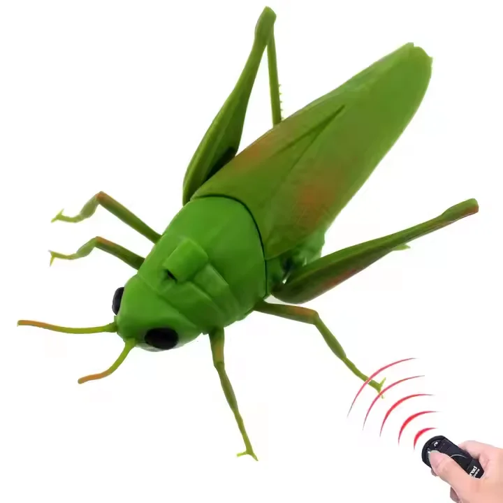 Remote Control Grasshopper Toys Infrared Radio Control Animal Toys RC Insect Toys For Kids