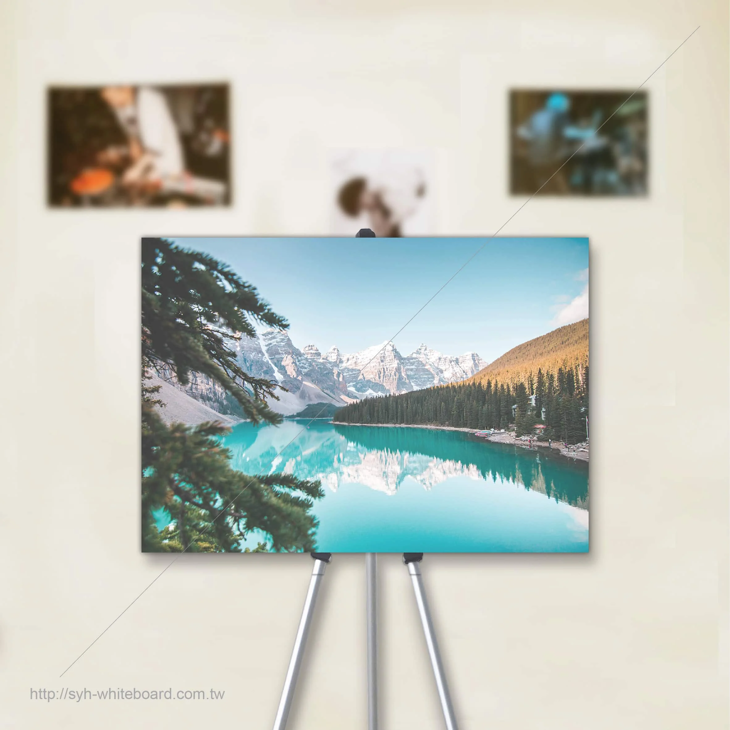 Aluminum Whiteboard Tripod Easel Versatile Floor Easel for Artists Presentations