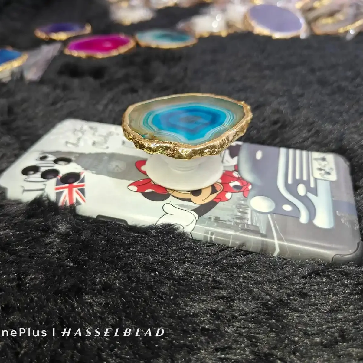 agate Coaster pop up with Gold Plated Polished Large small size Natural Coaster Agate Slices used for Mobile By Rais Agate