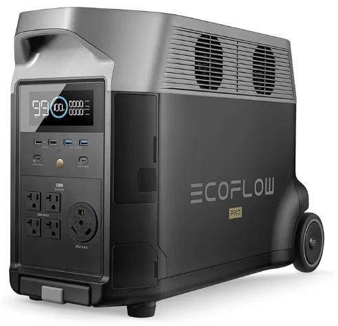 Новая портативная электростанция 3600Wh DELTA Pro, розетки переменного тока 120 В x 5, 3600 Вт, быстрая зарядка 2,7 ч, электростанция Lifepo4,