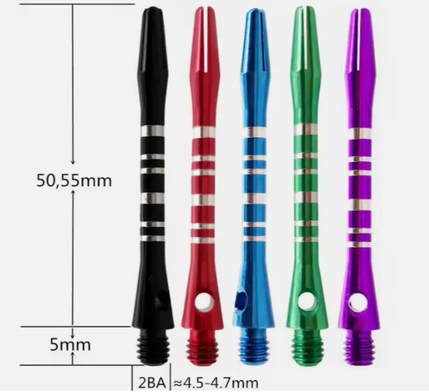 Premium Dart Shafts with Grooves for Improved Throw Stability and Control