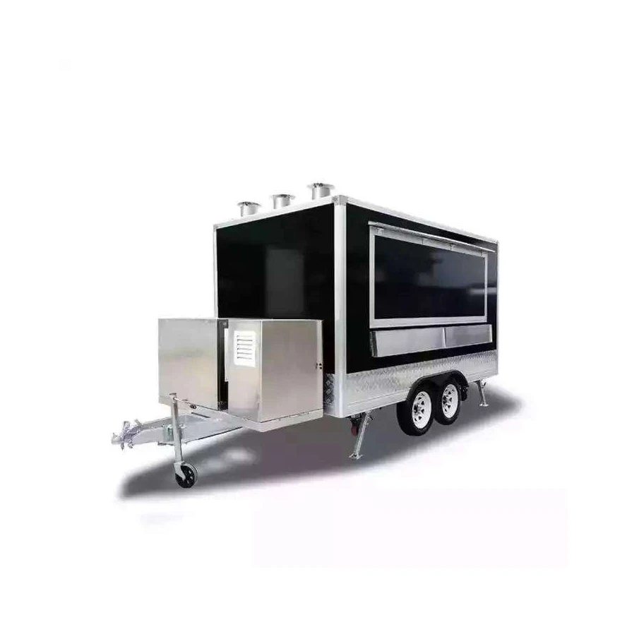 Multi-function Coffee Carts Food Trailer Mobile, Food Cart Ice Cream Mini Food Truck