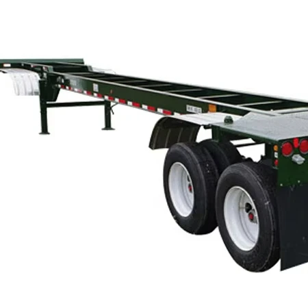 Flatbed Trailer 40FT Container Chassis Trailer Intermodal Chassis with Twist Lock 20FT Skeleton Container Trailer