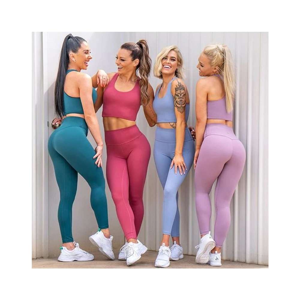 Women Workout Biker Cycle Gym Short Female Fitness Ware Short One Piece Yoga Dress Set with Color Variations