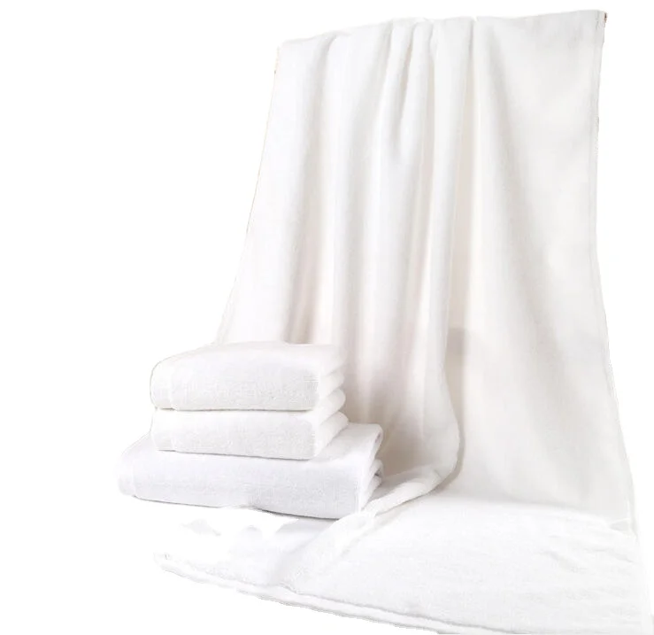 Hot Sale Super Dry Custom  High Water Absorption Cotton Cheap Bath Promotional Hotel Towel Set 100% Cotton