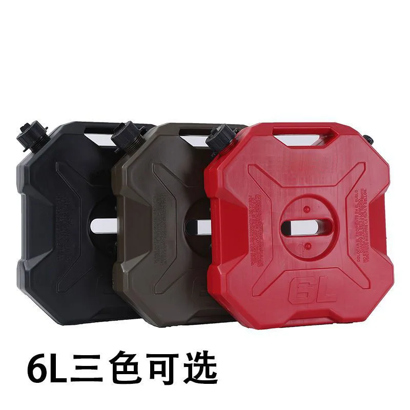 Plastic portable thickened explosion-proof gasoline drum 3L5L6L10L spare fuel tank made of plastic material