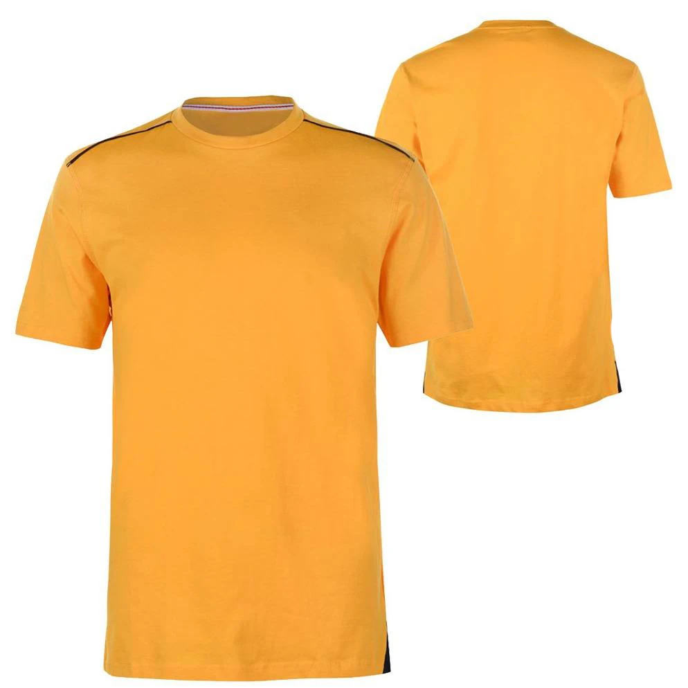 Personalized Low Price OEM & ODM Service Blank T-Shirts For Sale Yellow Color Plain Durable Made In Pakistan T-Shirts Supplier