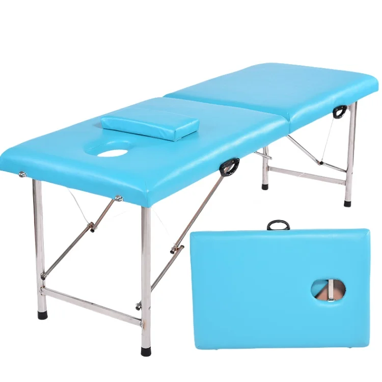 Strengthened outpatient examination bed tattoo beauty salon bed massage table with hole needle moxibustion Facial massage bed