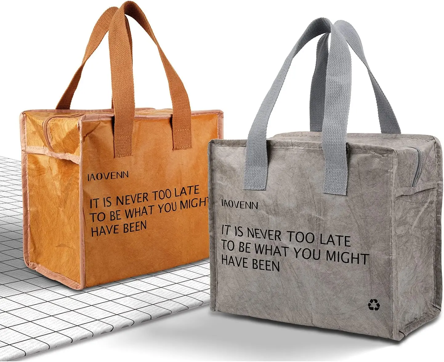Wholesale DuPont Paper Portable Waterproof Thermal Insulation Tyvek Lunch Box Cooler Bag For Packing and Picnics