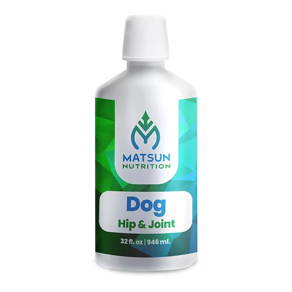 Top Performance Matsun Nutrition Hip & Joint Glucosamine Complex 16 oz Private Label K9 Glucosamine For Dogs Joint Supplement