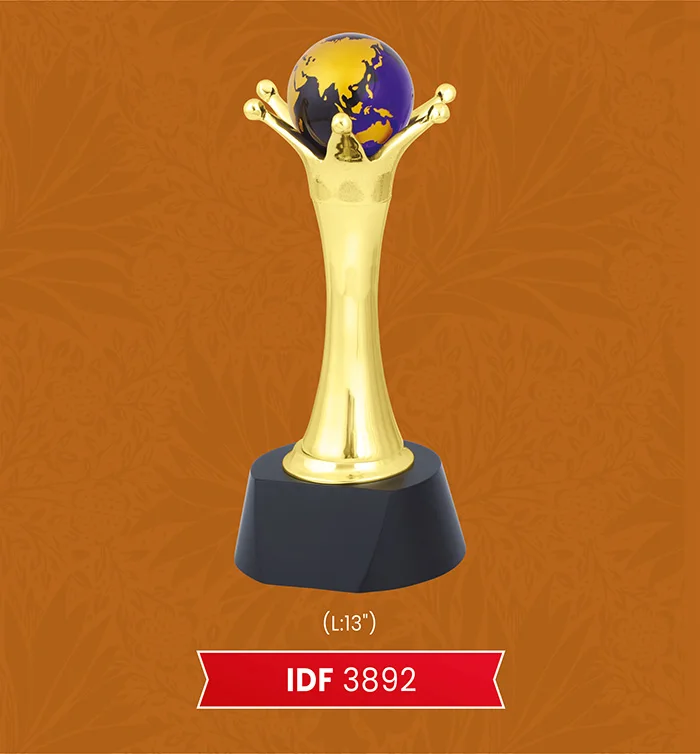 Golden Black Trophy Metal Cup Award School Office Sports Winner Achievement Prize Office & Sports Trophies & Medals