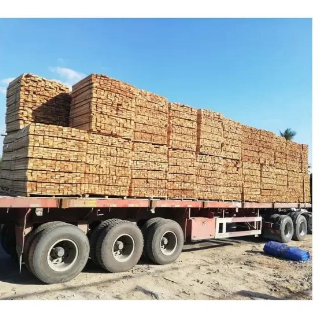 High Quality Customizable Rubber Timber Wood Lumber from Vietnam Supplier for Warehouses Pine Balsa Birch Acacia Sawn Timbers