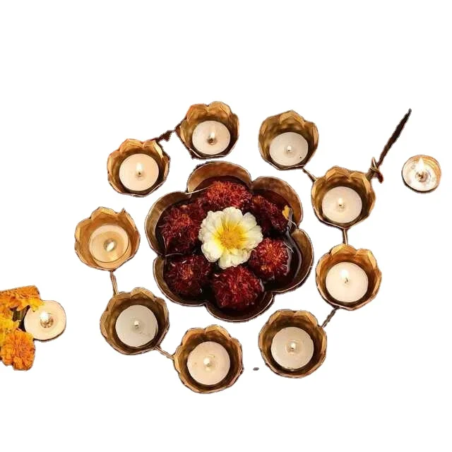 2023 Diya Round Shape Decorative Urli Bowl for Indian Handcrafted Modern And Unique Design Of Urli In Cheap Price