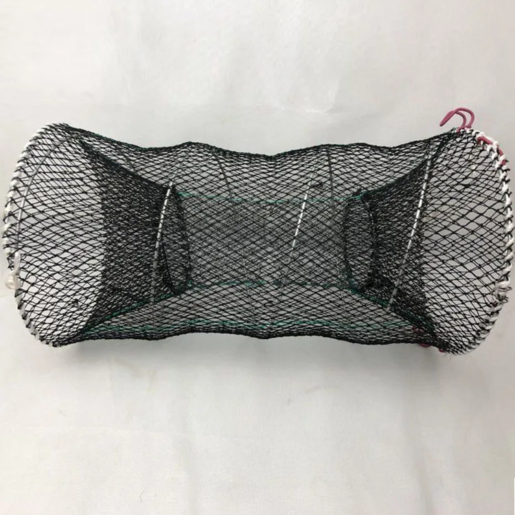 Fishing Crab Traps Fish Minnow Crawfish Trap Cage Collapsible Lobster Shrimp Pot with 4 Twine Ropes for Outdoor Fishing Net Trap