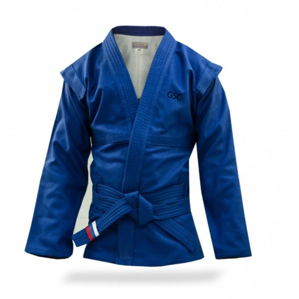 Martial arts sambo jacket custom made high quality material sambo uniforms for men and women on cheap factory price
