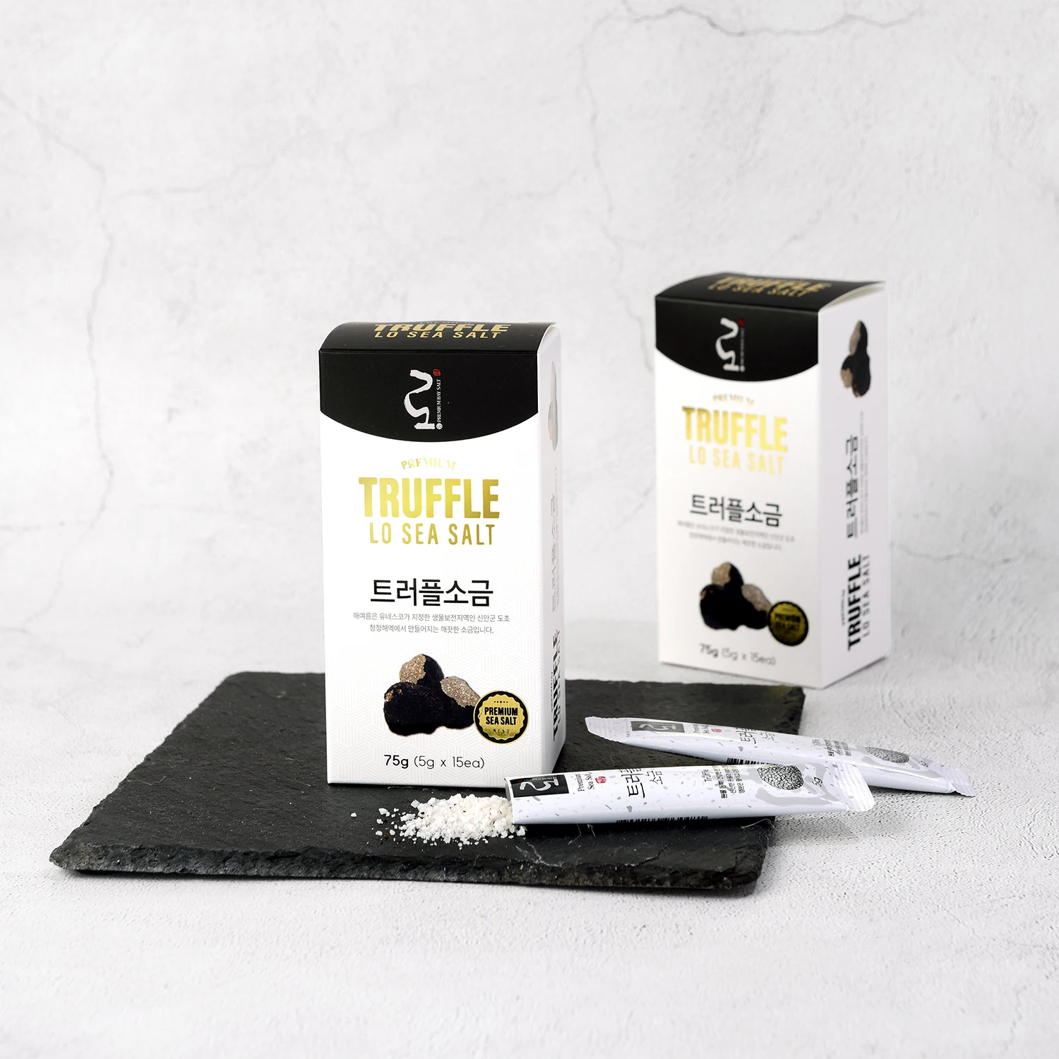 Премиум ежедневная палочка для морской соли, 5 г x 15ea, Корейская соль для приправ с низким содержанием натрия для пасты и стейков