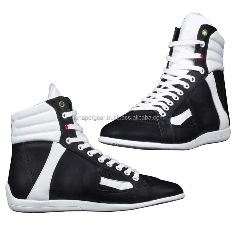 Wholesale Manufacturer 2024 Men High Top Title Boxing Shoes Breathable Male Wrestling Shoes