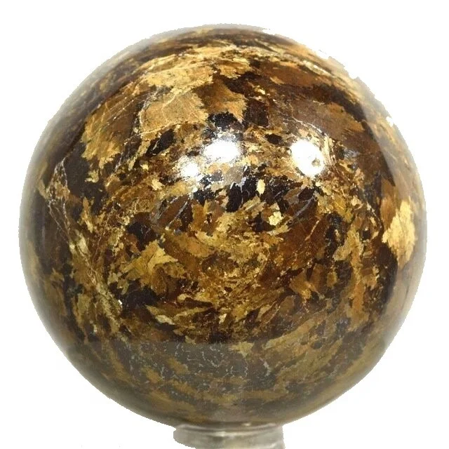 sphere ball natural bronzite sphere healing crystal sphere stone agate ball gemstone ball natural reiki Wholesaler