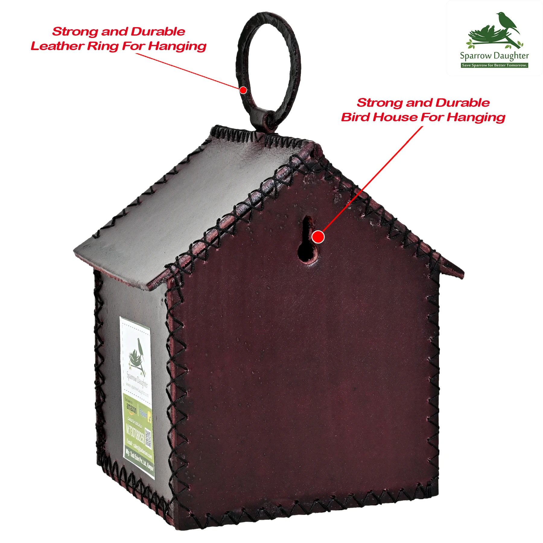 SMALL BIRD CAGE HANDMADE REAL LEATHER BIRD HOUSE BIRD LIVING NEST HOUSE HIGH QUALITY PET CARE SHELTER ALL CUSTOMIZATION ACCEPTED