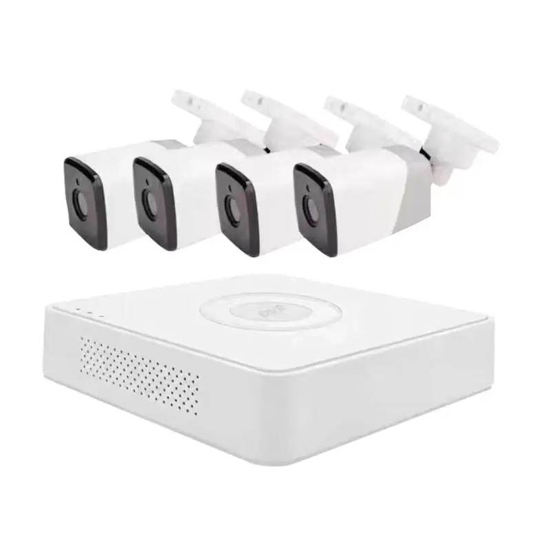 CCtv Security System with DVR Wired system without HDD 4ch 1MP to 2MP wholesale price with High Performance result feedback