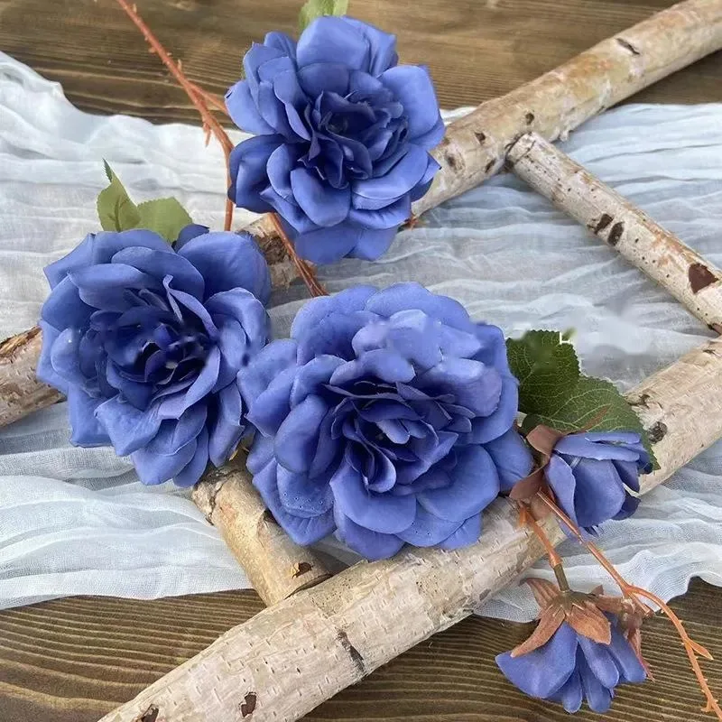 beautiful low price china Colorful Artificial Flower Rose Bouquet Artificial Flowers Artificial Rose Flowers Roses in stock