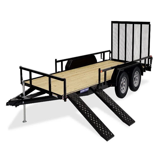 Best Price 3/4 Axle Tri-Bead Turntable 20/40FT Full Farm Trailer Transport Cargo and Container Drawbar Trailer for Sale