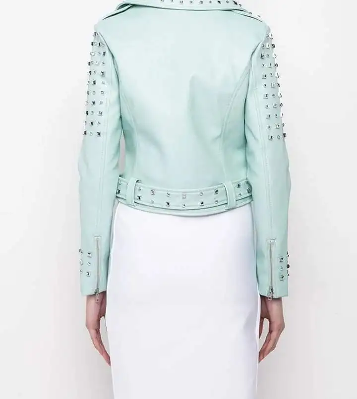 New Design High Quality Stylish New Fashion Custom Made Genuine Leather Women Jacket By Maximize Wear