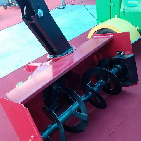 skid steer attachment snow blower