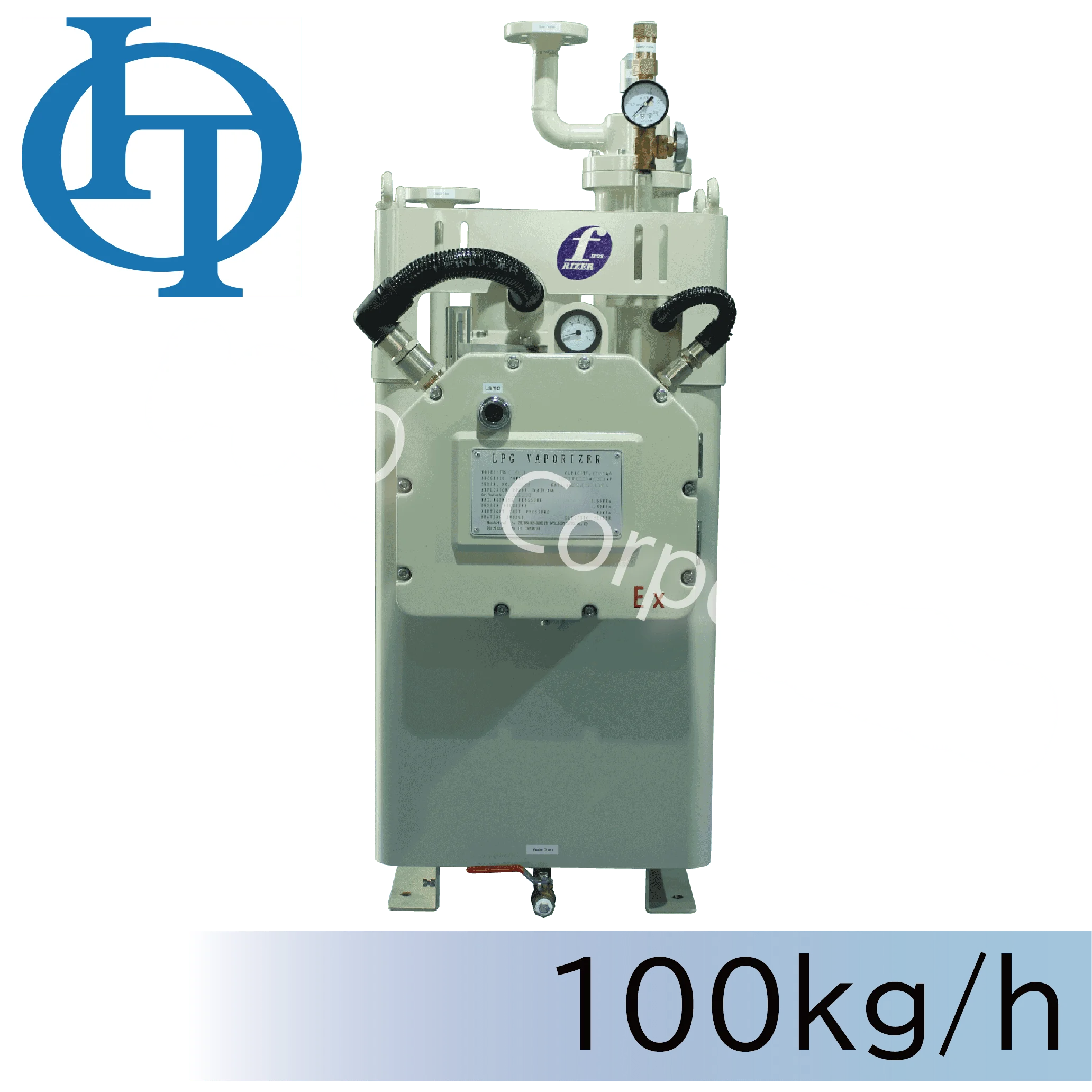Вертикально экологически чистый вставленный Электрический испаритель газа испарителя