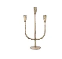 Copper Color Metal Candelabra Stylish Handcrafted 5 Arms Tall Size Centerpiece Candelabra Supplier Best Selling Metal Candelabra