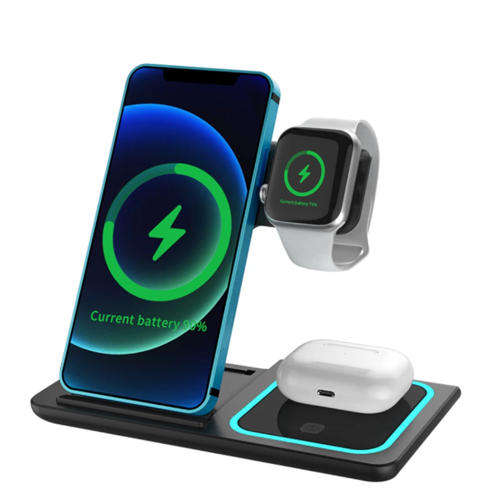 Hot Selling  30 Watt 30000Mah Holder F30 F15 Esr Wireless Phone Charger  Best Price Radiator With Speaker Wireless Charger