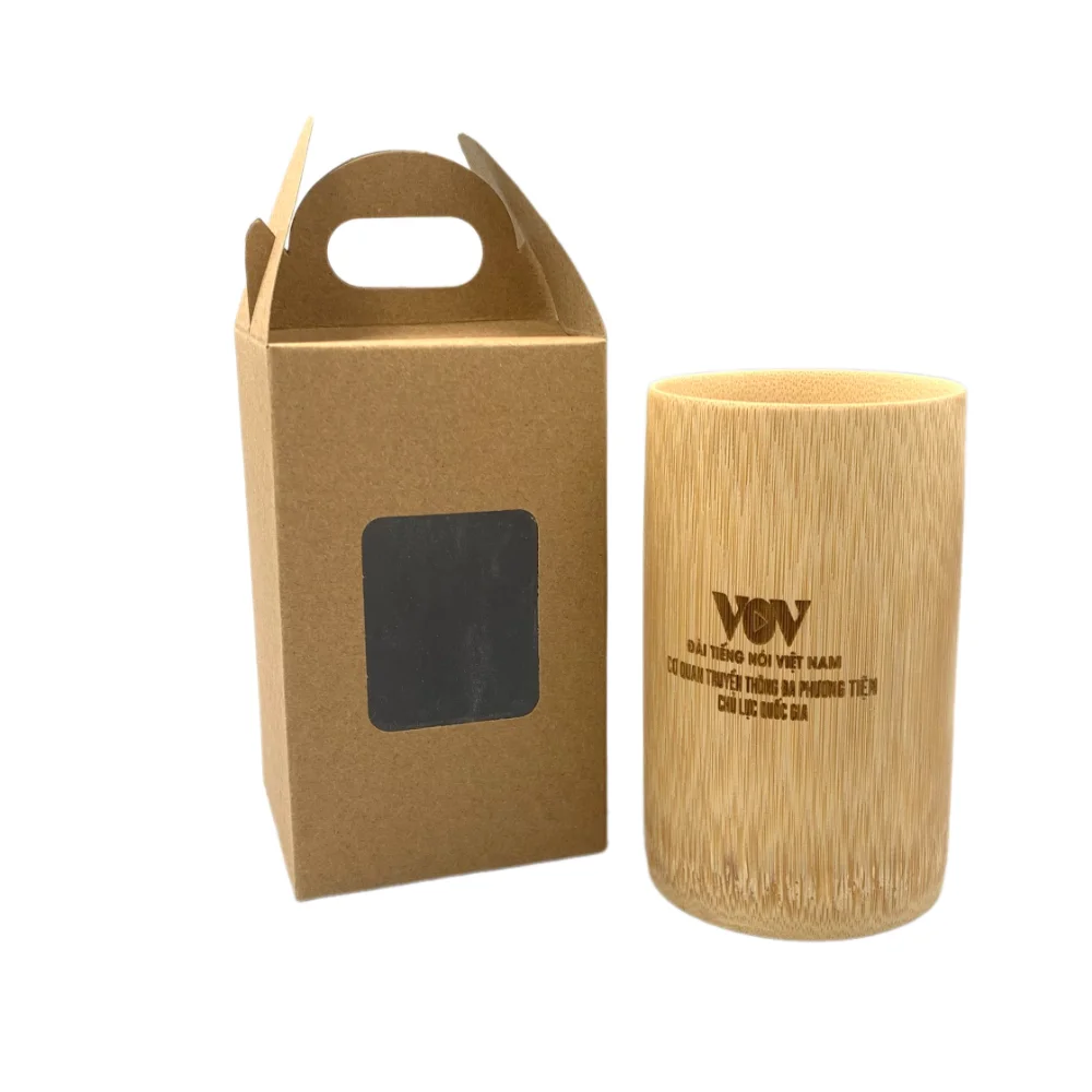 Высококачественная чашка из натурального бамбука для чая, чашка для питья, чашка для кофе, кружка ручной работы, экологически чистые декоративные, бамбуковые чашки ручной работы во Вьетнаме