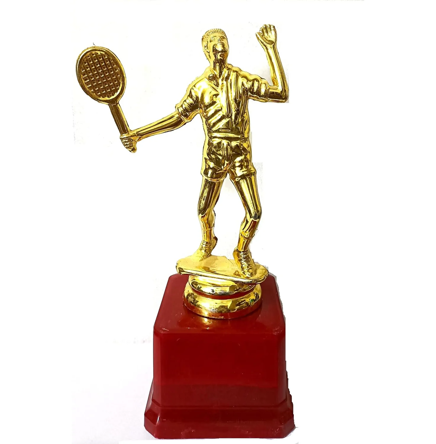 Hot Sale Business Decoration Sports Crystal Custom Modern Metal Trophy Award Gold Medals and Trophies For Best Player Customized