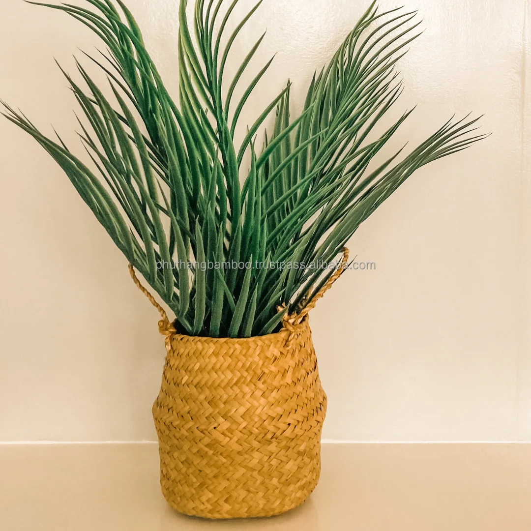 handwoven wricker fox face wall hanging for flower plants wholesale price for export Vietnam manufacturer OEM custom