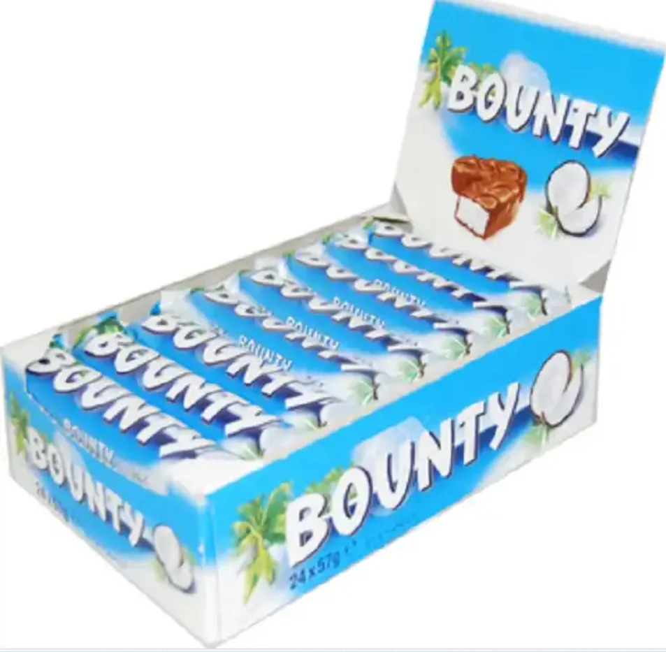 Bounty Chocolate Bar 21g/Milka/Twix/chocolate in wafers Bounty caramel cookies bars